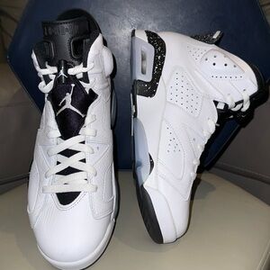 Nike Air Jordan 6 Retro Reverse Oreo Black White CT8529-112 Men's Size 9.5 NEW